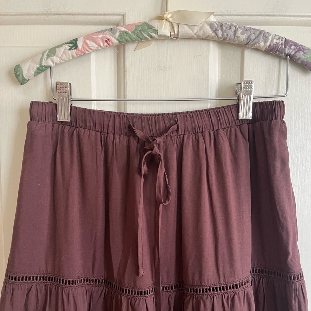 💖Boho Breeze Tiered Maxi Skirt💖 - Picture 4 of 16